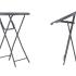 Table pliante  rondes, structure métallique, gamme Plume - France Bureau